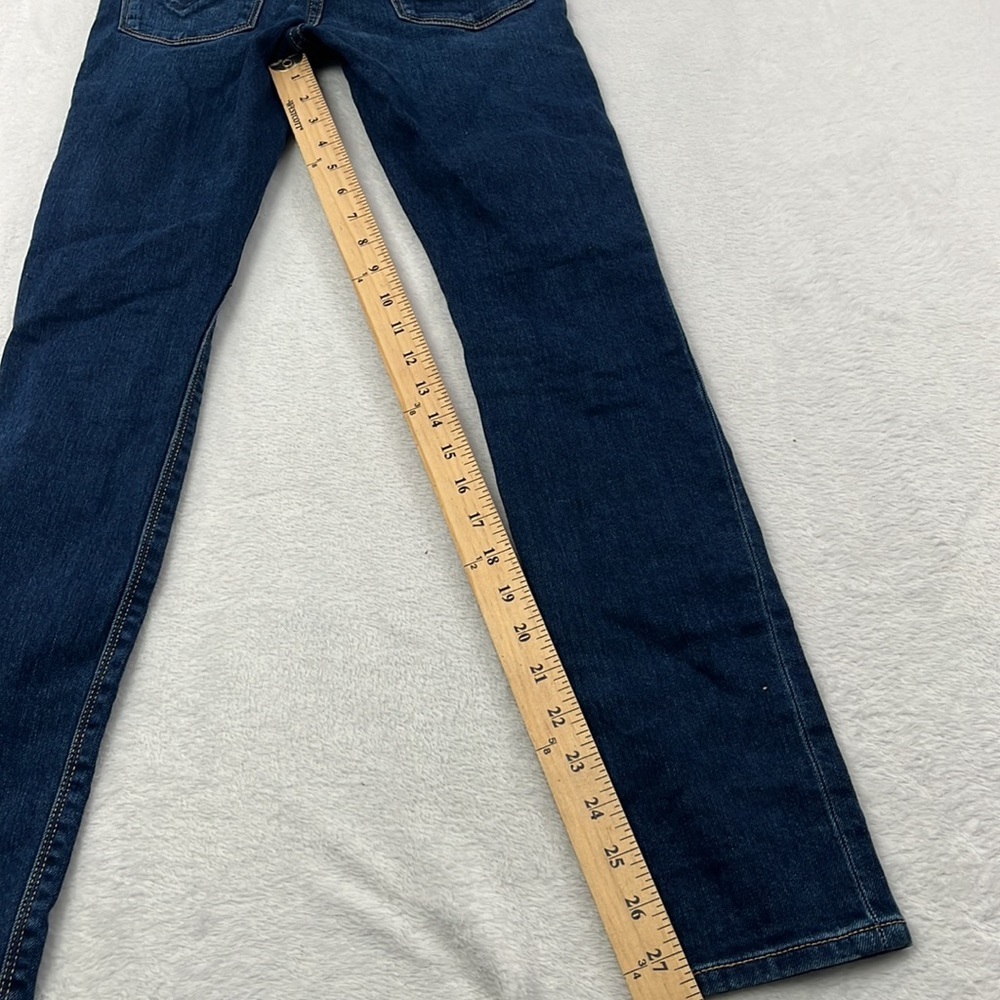 NWT Hudson 24, 0 Enhance Nico Super Skinny‎ Dark Blue Denim Jeans - Picture 3 of 14
